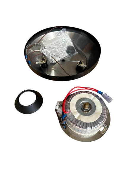 Support de plafond Targetti 35235 noir pour suspension